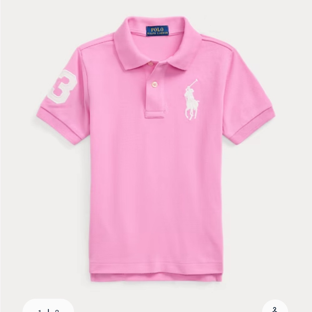 Polo by Ralph Lauren Kids Light Pink Polo Shirt